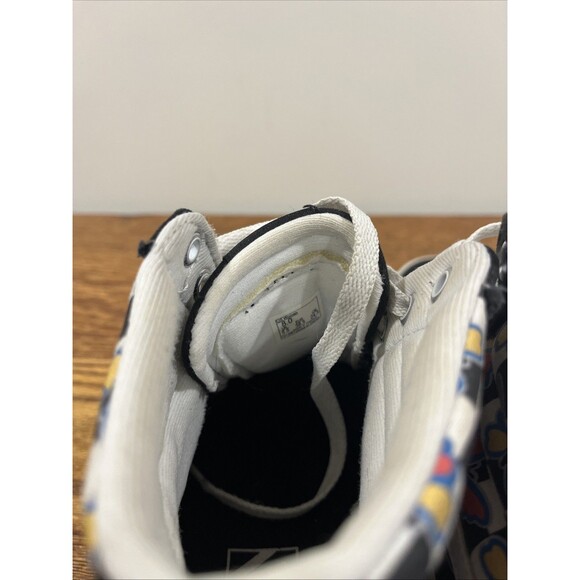 Vans Sk8-Hi Checkerboard Butterfly Women's Canvas Skate Lace Up Shoes Sz 8 - Picture 8 of 10